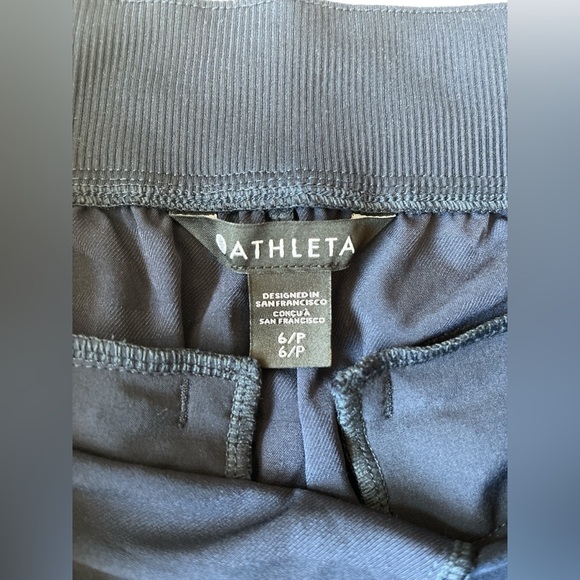 Athleta BROOKLYN ANKLE CAMO PANT size 6/P Navy - Picture 12 of 13